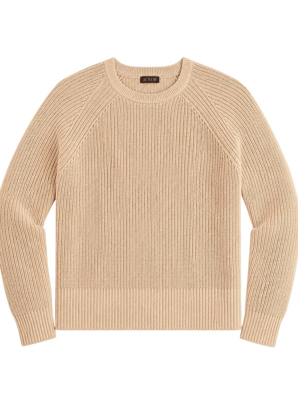 J.Crew Butter Yellow Fisherman Sweater Coastal Grandma Size L